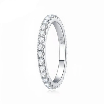 1.86 ct Moissanite Eternity Ring