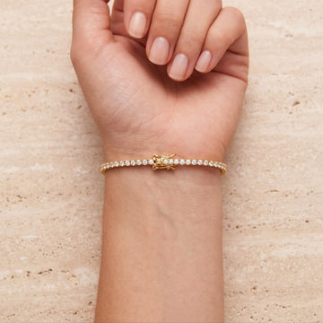 Dainty Moissanite Tennis Bracelet